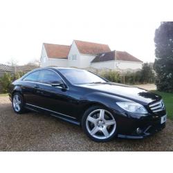 07 MERCEDES BENZ CL 500 5.5 V8 7 G-TRONIC COUPE 59K FMDSH AMG STYLING 19" ALLOYS