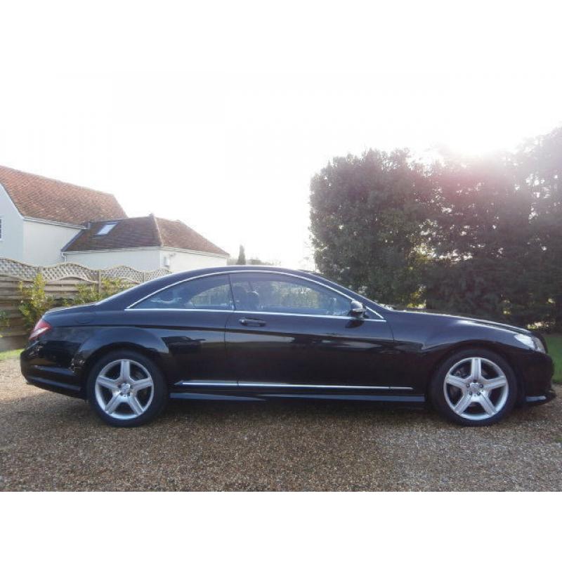 07 MERCEDES BENZ CL 500 5.5 V8 7 G-TRONIC COUPE 59K FMDSH AMG STYLING 19" ALLOYS