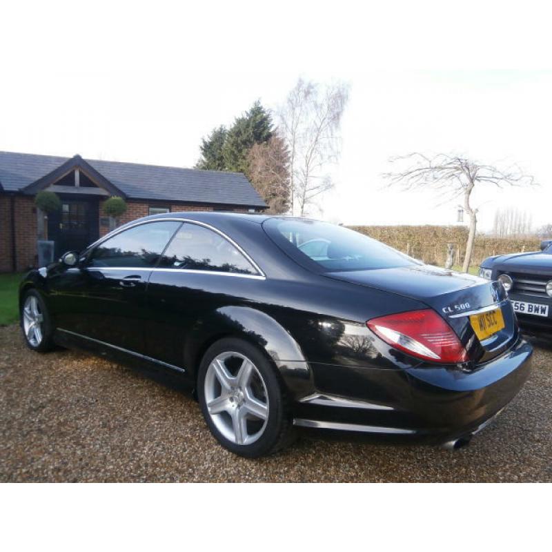 07 MERCEDES BENZ CL 500 5.5 V8 7 G-TRONIC COUPE 59K FMDSH AMG STYLING 19" ALLOYS