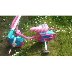 Little miss Kitty bike hardly used