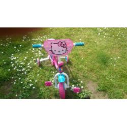 Little miss Kitty bike hardly used