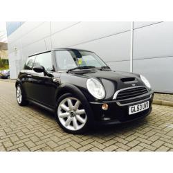 2003 53 Reg Mini 1.6 Cooper S BLACK + BLACK LEATHER + NICE SPEC