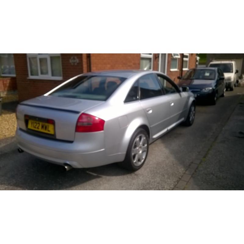 2001 AUDI S6 4.2 V8 IN STUNNING SILVER 340BHP