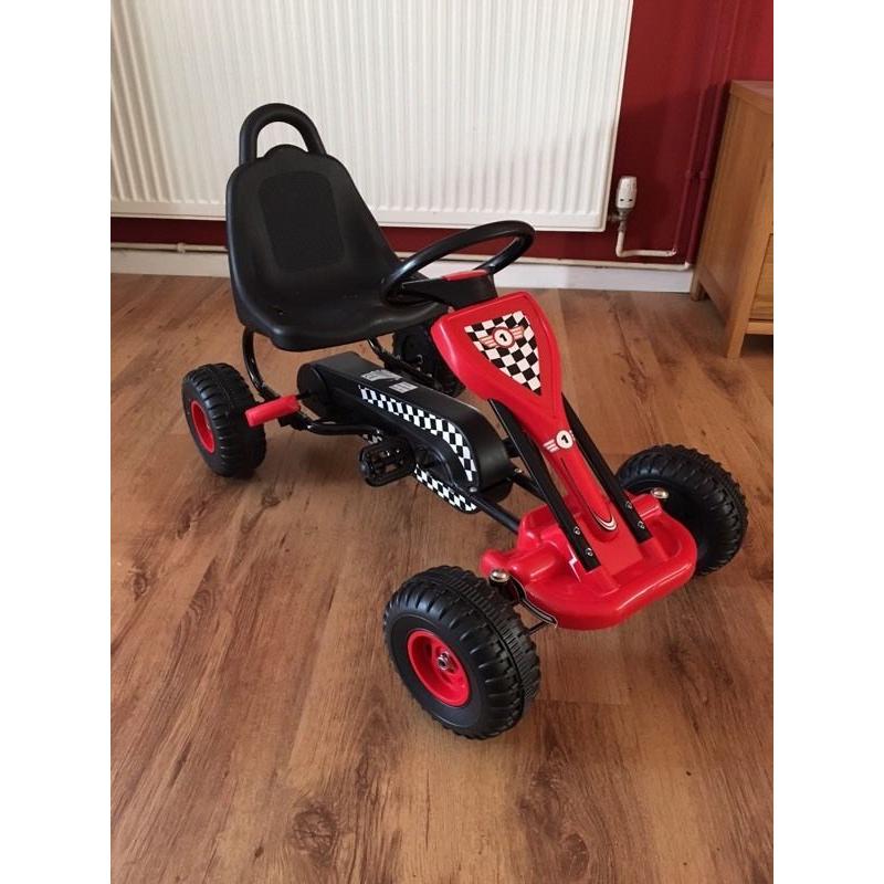 Kids pedal car/go kart as new