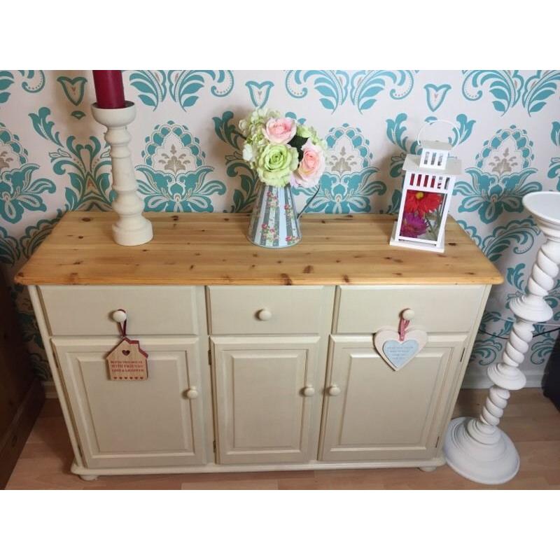 Shabby Chic solid pine sideboard