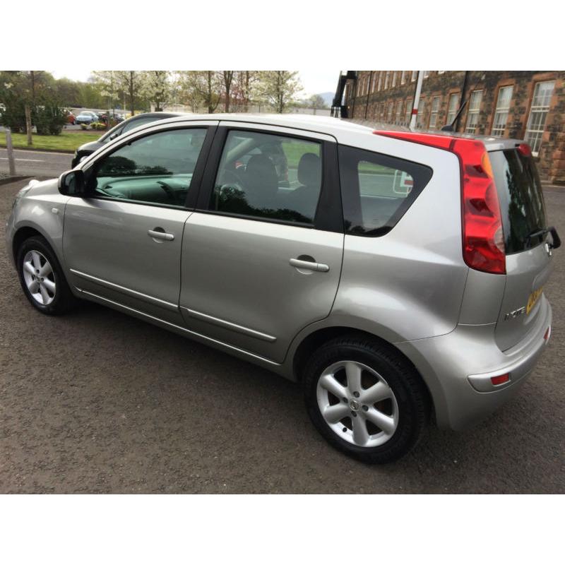 0808 Nissan Note 1.4 16v Acenta Silver 5 Door 64669mls