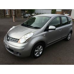 0808 Nissan Note 1.4 16v Acenta Silver 5 Door 64669mls