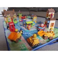 ELC Happyland Village and Playmat/CarryCase - Great for Interactive and Imaginative Play