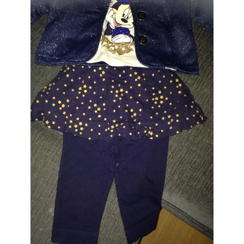 6/9 months girls Minnie Mouse putfit