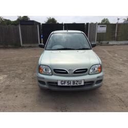 Nissan Micra 1.0 2002/51 Plate Petrol Automatic -2 Lady Ownr+Full Servic History