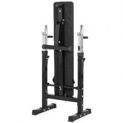 Gorilla Sports Weight Bench with 100Kg Vinyl Complete Weight Set