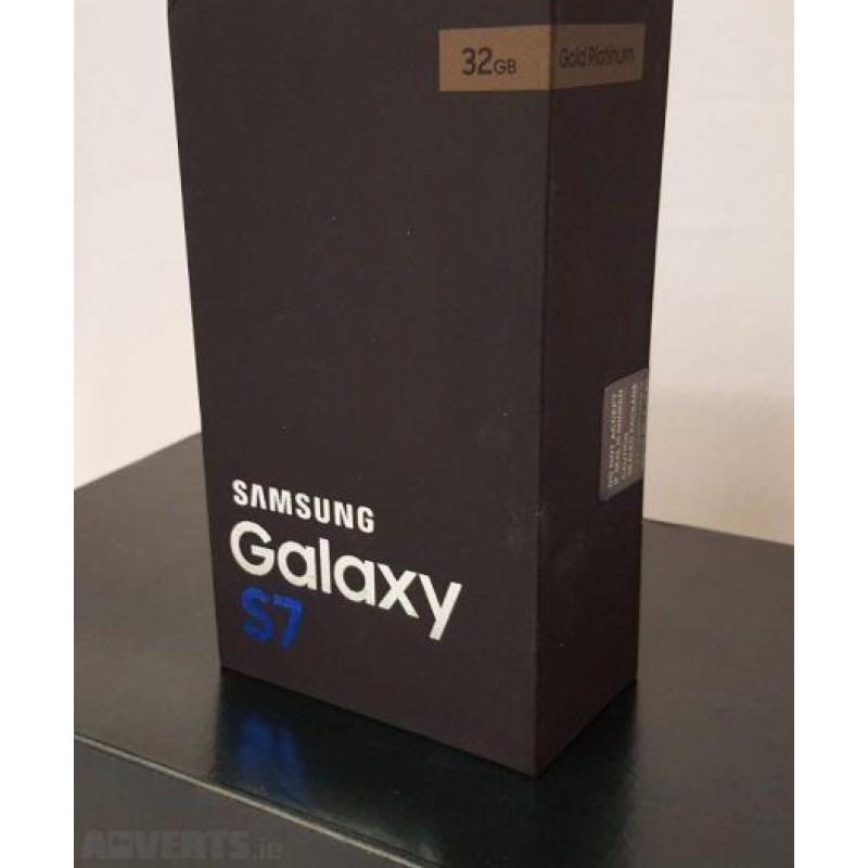 SAMSUNG GALAXY S7 32GB (GOLD) FACTORY UNLOCKED UK VERSION BRAND NEW + WARRANTY