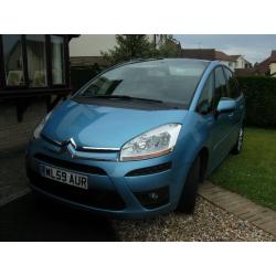 2009 Citroen C4 Picasso VTR+ HDI 1.6 Turbo Diesel 110 Bhp. 6 speed gearbox with Auto-Clutch