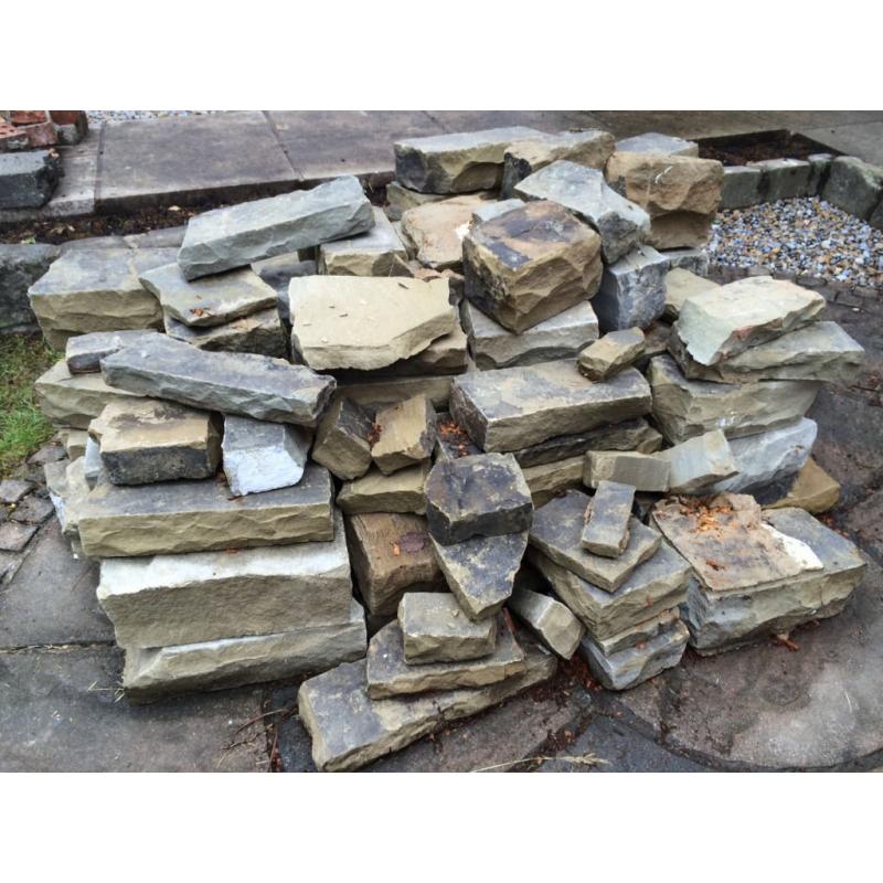 Yorkshire stones from old fireplace