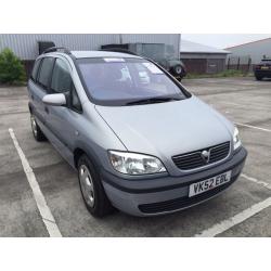 2003 VAUXHALL ZAFIRA COMFORT 7 SEATER, 5 DOOR METALLIC PAINT LONG MOT