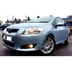 2009 TOYOTA AURIS 1.6 VVTI SR SPORT,124BHP, 54000 MILES, 3 MONTH WARRANTY, PART EXCHANGE WELCOME