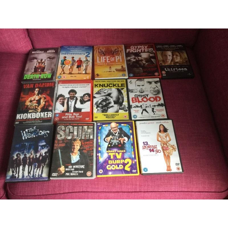 DVDs for sale 34 in total. Bargain price