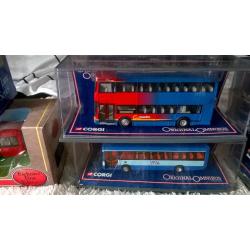 2 x Corgi OO Scale Bus Depots & Tyne and Wear Buses