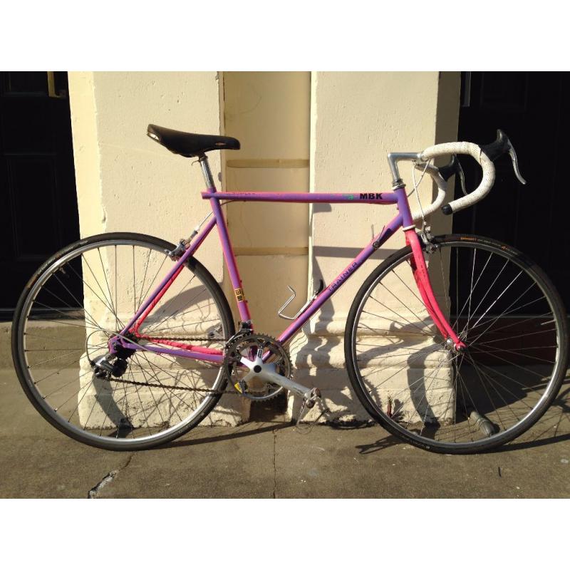 Lightweight 'MBK TRAINER' 90's Vintage Pink Road Bike