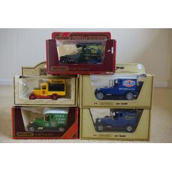 Matchbox Models of Yesteryear Y5 1927 Talbot Vans & Days-Gone 1934 Bottle Van