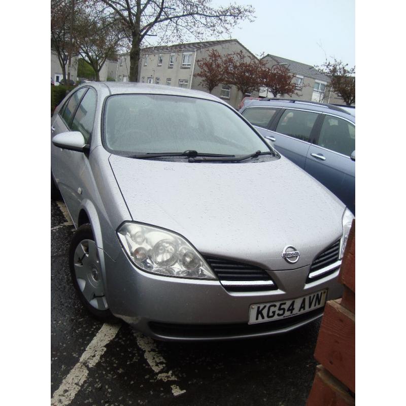 Last chance!!! Nissan Primera s, 2005 engine size 1,8, MOT till 07.01.17