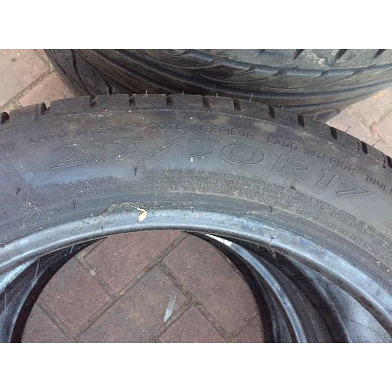 215/50/17 michelin tyres