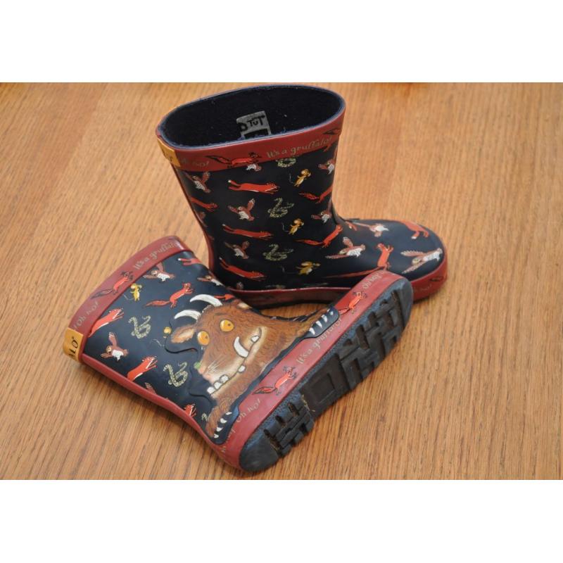 TU size 8 toddler boys Gruffalo wellies, boots