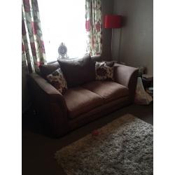 2 seater fabric sofa