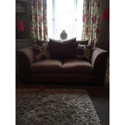 2 seater fabric sofa