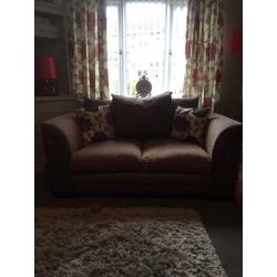 2 seater fabric sofa