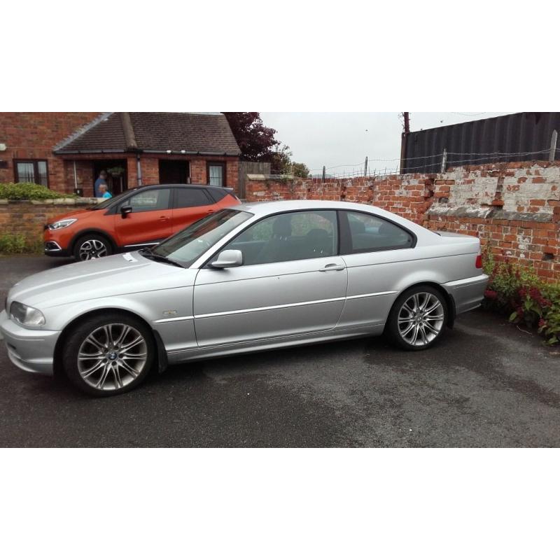 For Sale 2002 silver BMW 320 coupe