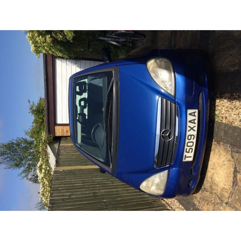 Mercedes a class 1.6petrol no mot needs tyres and brake pads