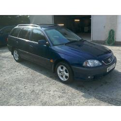 02 Toyota Avensis GLS Estate 5 door 90000 mls ( can be viewed inside anytime)