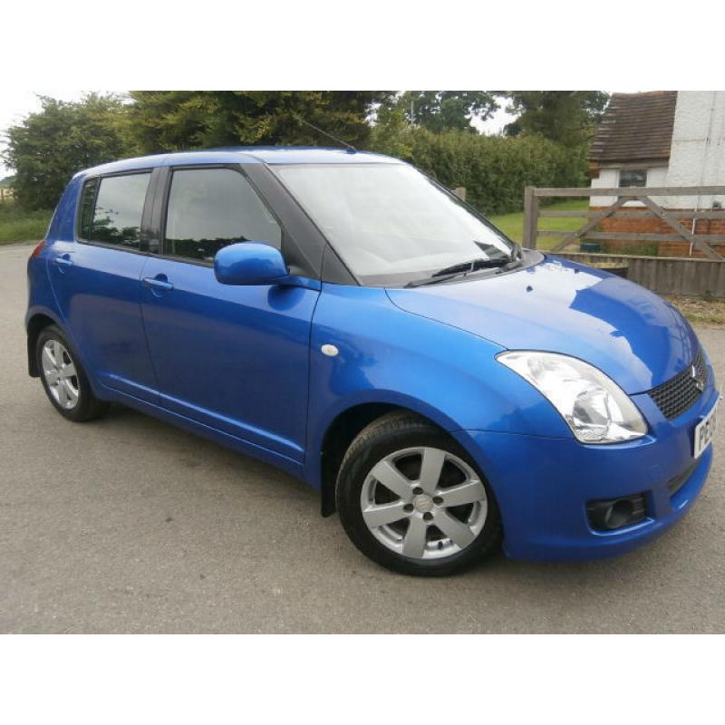 08 SUZUKI SWIFT GLX 1.5 AUTOMATIC 5DR SMALL HATCH 1OWNER 48K FSH NEW MOT/SERVICE