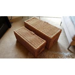 Cane boxes, matching, for sale.