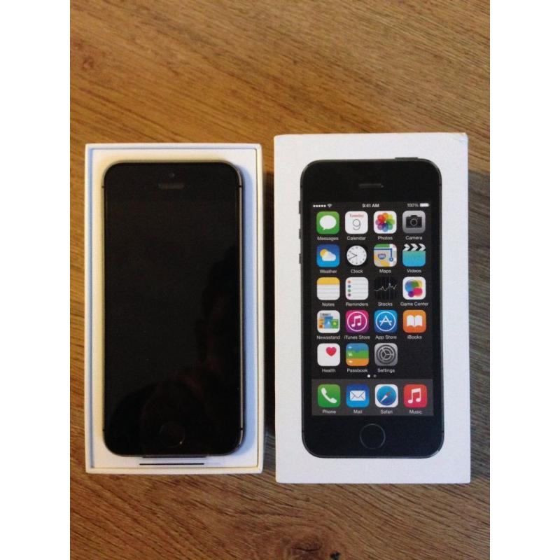 iPhone 5S Space Grey 16GB, new in box, unlocked on all networks