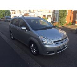 2005 TOYOTA COROLLA VERSO, 1.8 AUTOMATIC, 42,000 MILES, TV, DVD SCREENS