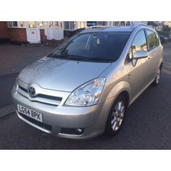 2005 TOYOTA COROLLA VERSO, 1.8 AUTOMATIC, 42,000 MILES, TV, DVD SCREENS