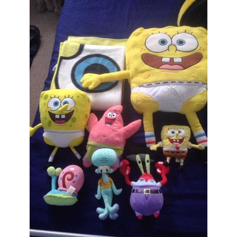 SpongeBob & friends plush toys