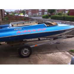 sims super v speedboat and trailer 100qid