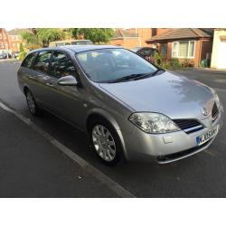 NISSAN PRIMERA **AUTOMETIC**SAT NAV**REVERSE CAMERA **FULL LEATHER**ONLY 62K