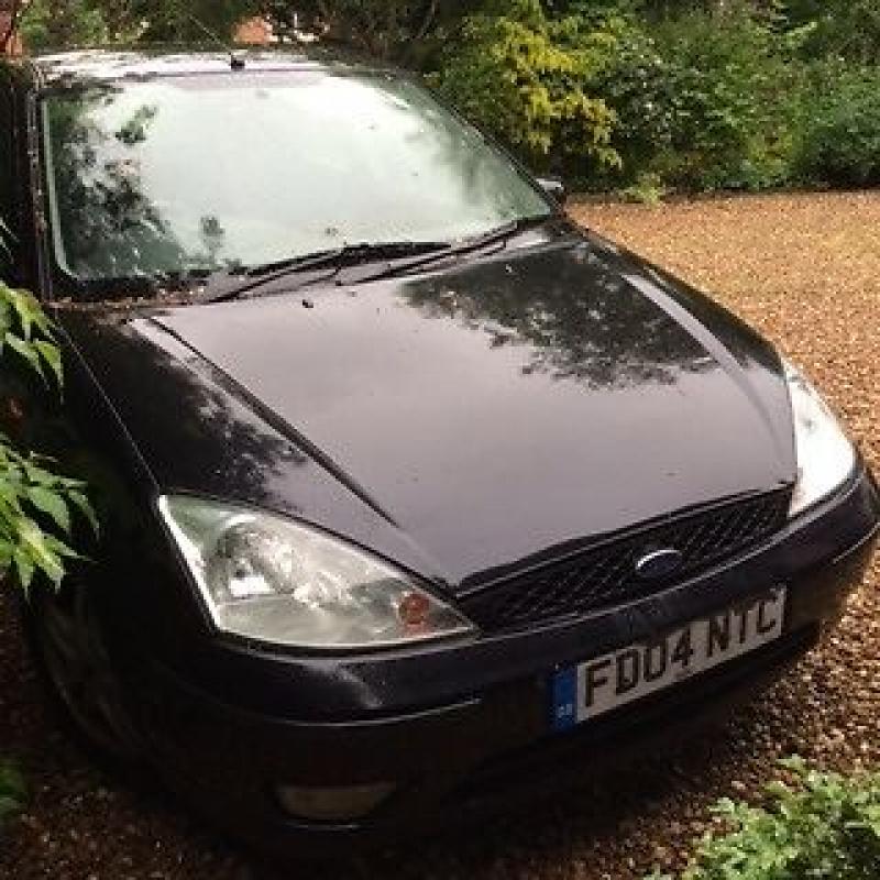 Black 5dr Ford Focus Hatchback, 1.8 TDCI, FSH, MOT'ed till Aug 16, 1 previous owner