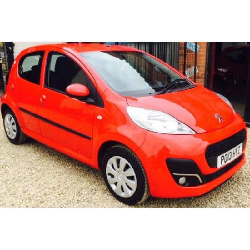 Peugeot 107 1.0 68bhp 2013 Active.GUARANTEED FINANCE