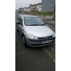 Vauxhall Corsa 1litre petrol.