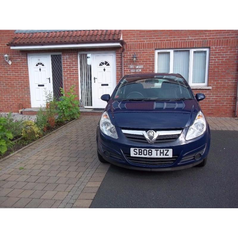 VAUXHALL CORSA 1.3 DIESEL, 2008, FULLY SERVICED FULL MOT