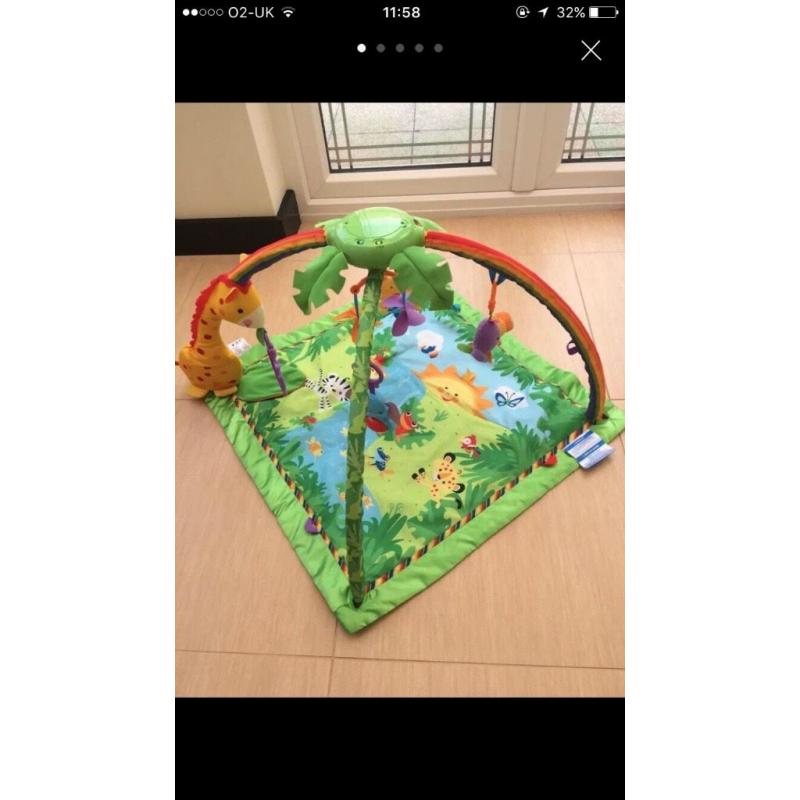 Fisher price baby play mat gym