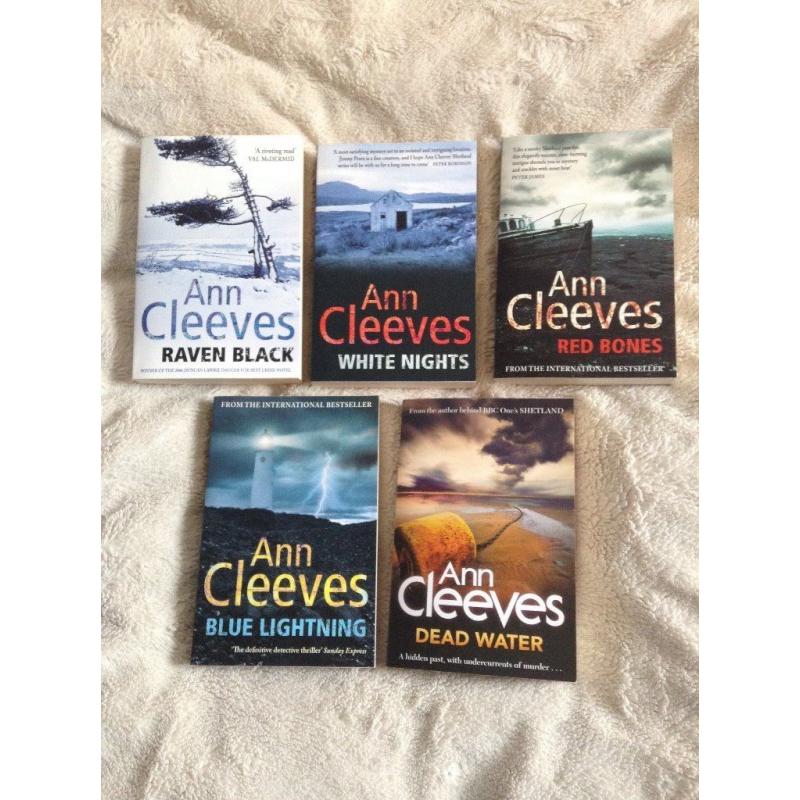 Shetland series by Ann Cleeves, Excellent condition