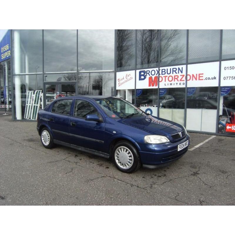 2004 04 VAUXHALL ASTRA 1.4 LS 16V 5d 90 BHP FREE 12 MONTHS MOT **** GUARANTEED FINANCE ****