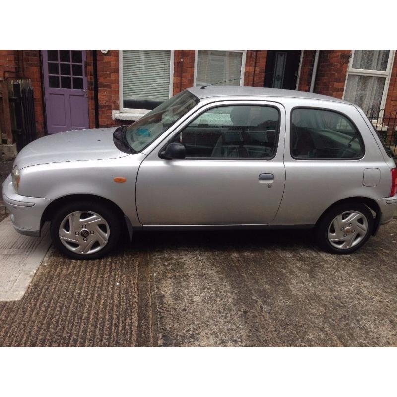 Silver Micra 2003 . 1.0 3 door. 6 months left on MOT.