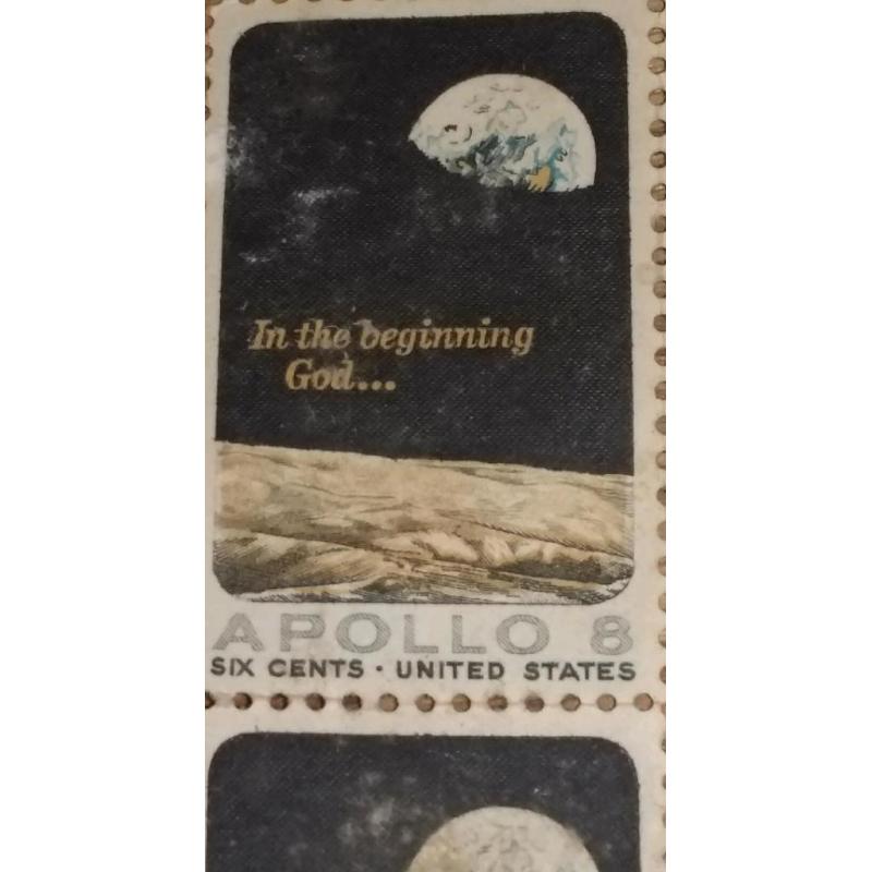 Apollo 8 stamps.